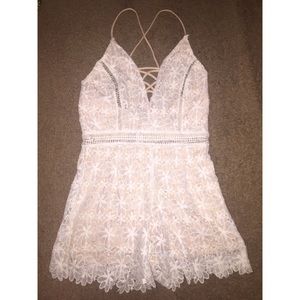 White Charlotte Russe Romper ⚪️